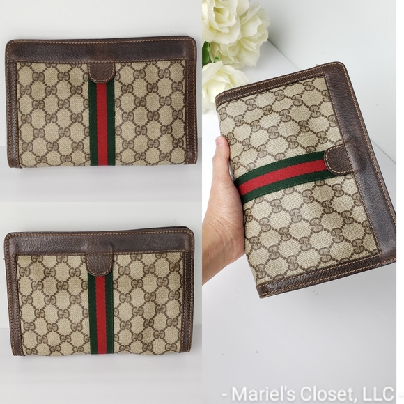 Authentic Gucci GG Shelly Makeup Bag #2533M - Picture 3 of 6